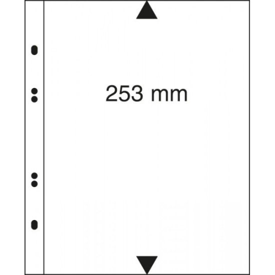 Lindner MU1311 Hojas Multi Collect con 1 bolsillo (190 x 253 mm) por página