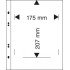 Lindner MU1392 Hojas Multi Collect con 1 bolsillo (180 x 207 mm)