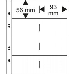 Lindner MU1364 Hojas Multi Collect con 8 bolsillos (93 x 56 mm)