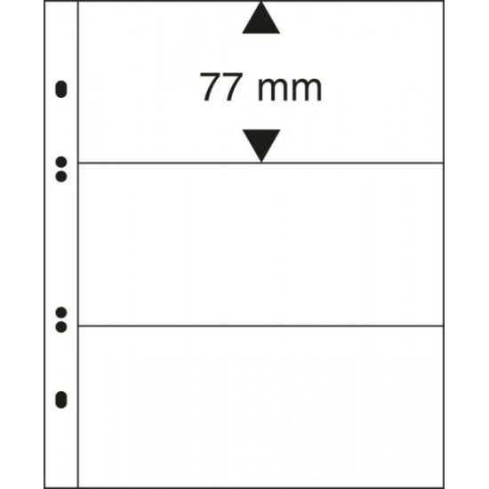 Lindner MU1323 Hojas Multi Collect con 3 tiras (77 mm) Lindner MU1323 Hojas Multi Collect con 3 tiras (77 mm)