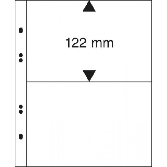 Lindner MU1322 Hojas Multi Collect con 2 tiras (122 mm)