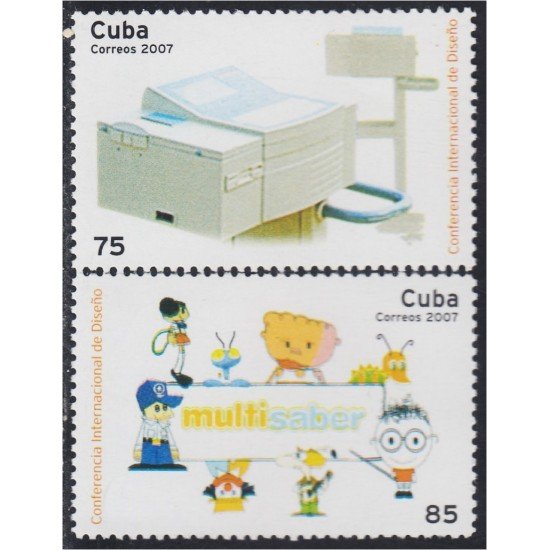 Cuba 4506/07 2007 Conferencia Internacional de Dibujo MNH Cuba 4506/07 2007 Conferencia Internacional de Dibujo MNH