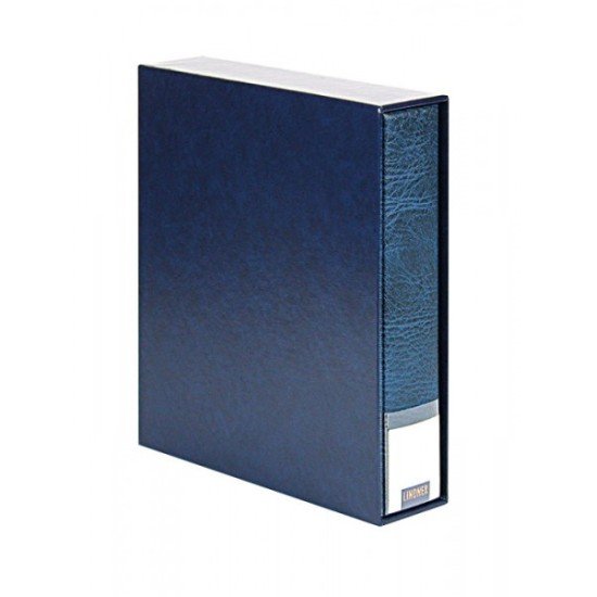 Lindner 3532-B Carpeta de anillas 3530 + funda 3531, azul Lindner 3532-B Carpeta de anillas 3530 + funda 3531, azul