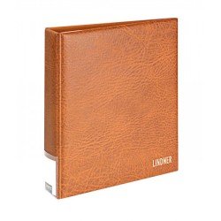 Lindner 3530-H Carpeta de anillas PUBLICA M, bronceado