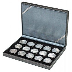 Lindner 2363-15 Estuche Nera XM con 15 compartimentos rectangulares para monedas Lindner 2363-15 Estuche Nera XM con 15 compartimentos rectangulares para monedas