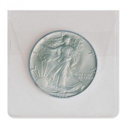 Lindner 8476 Sobres de monedas de plástico transparente 64 x 64 mm pqte de 100 Lindner 8476 Sobres de monedas de plástico transparente 64 x 64 mm pqte de 100
