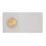 Lindner 2054 Sobre de doble moneda de hasta Ø 45 mm pqte 100