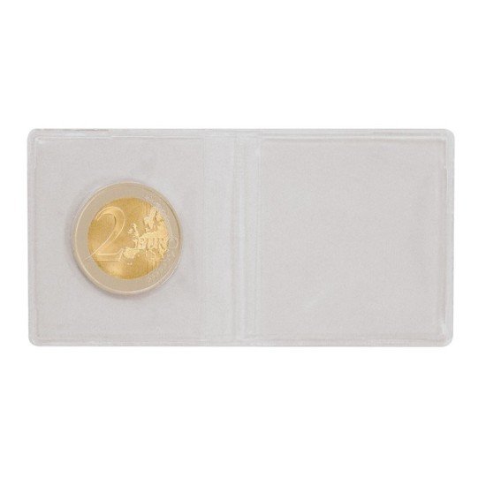 Lindner 2054 Sobre de doble moneda de hasta Ø 45 mm pqte 100 Lindner 2054 Sobre de doble moneda de hasta Ø 45 mm pqte 100