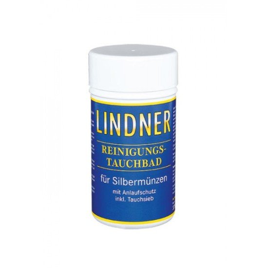 Lindner 8092 baño de limpieza para monedas de plata, 375 ml