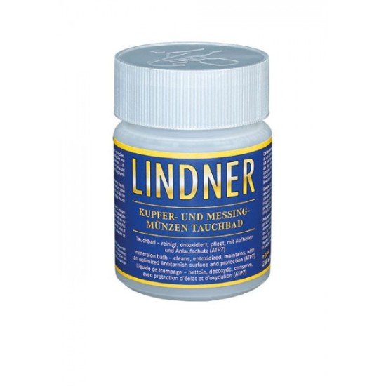 Lindner 8099 Dip de limpieza para monedas de cobre y latón, 250 ml