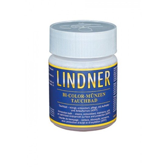 Lindner 8097 Dip de limpieza para monedas bimetálicas, 250 ml