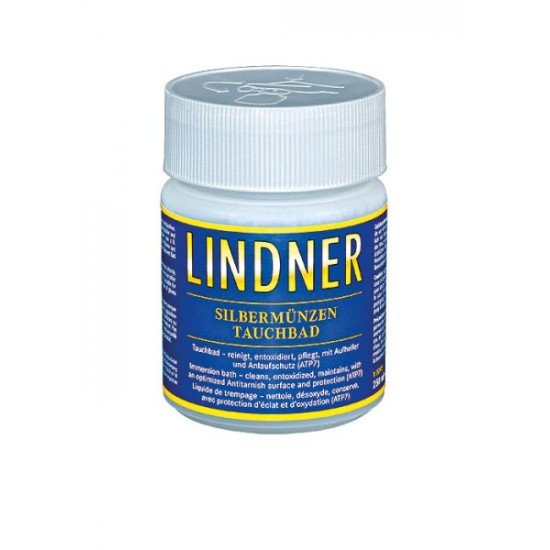 Lindner 8095 Dip de limpieza para monedas de plata, 250 ml