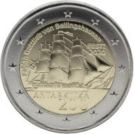 Estonia 2020 2 € euros conmemorativos Antártida Estonia 2020 2 € euros conmemorativos Antártida