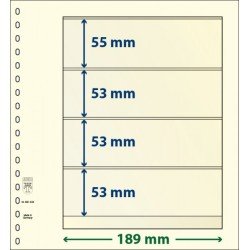 Lindner 802408P Hojas T-Blanko Creaciones Personales Altura: 53,53,53,55 mm. pqte 10 Lindner 802408P Hojas T-Blanko Creaciones Personales Altura: 53,53,53,55 mm. pqte 10