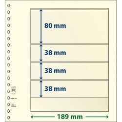 Lindner 802405P Hojas T-Blanko Creaciones Personales Altura: 38,38,38,80 mm. pqte 10 Lindner 802405P Hojas T-Blanko Creaciones Personales Altura: 38,38,38,80 mm. pqte 10