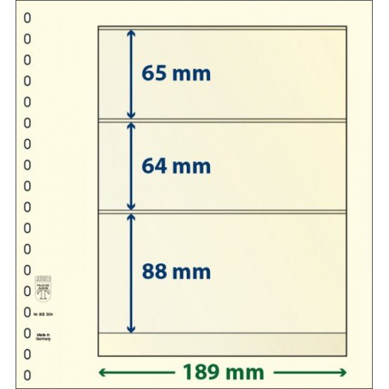 Lindner 802304P Hojas T-Blanko Creaciones Personales Altura: 88,64,65 mm. pqte 10 Lindner 802304P Hojas T-Blanko Creaciones Personales Altura: 88,64,65 mm. pqte 10