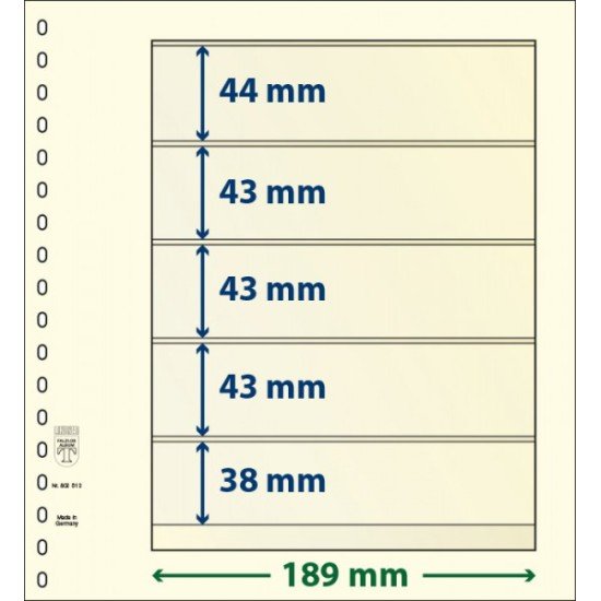 Lindner dT802512P Hojas T-Blanko Creaciones Personales Altura: 44, 43, 43, 43 x 38 mm pqte 5 Lindner dT802512P Hojas T-Blanko Creaciones Personales Altura: 44, 43, 43, 43 x 38 mm pqte 5