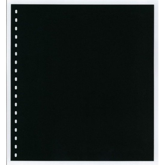 Lindner 802do Hojas Permaphil Cartulina negro 272 x 296 mm