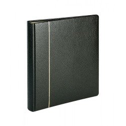Lindner 1102L-S Tapa de anillos exclusiva de cuero auténtico negro Lindner 1102L-S Tapa de anillos exclusiva de cuero auténtico negro