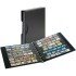 Lindner SRSB-814 Stamp Album SRS con 20 páginas negras y estuche a juego