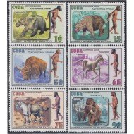 Cuba 4609/14 2008 Hombres y animales prehistóricos MNH Cuba 4609/14 2008 Hombres y animales prehistóricos MNH