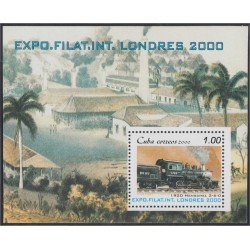 Cuba HB 160 2000 Exposición Filatélica Internacional en Londres MNH