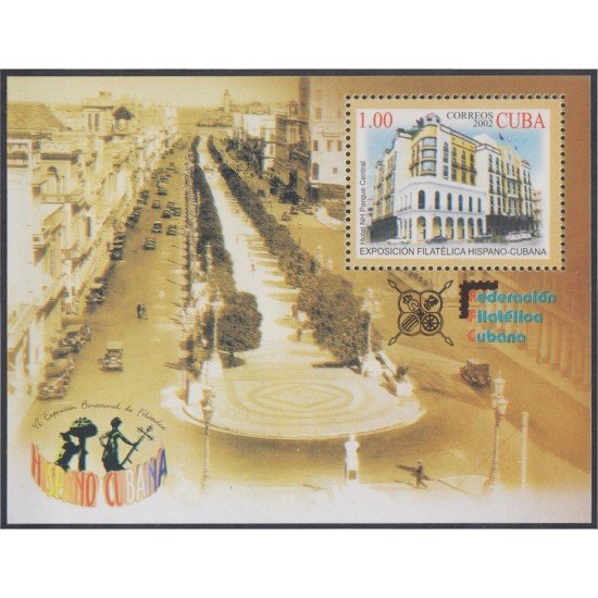 Cuba HB 172 2002 Exposición Filatélica Hispano-Cubana MNH