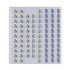 Lindner 848P Hojas Transparentes Paquete de 10