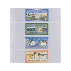 Lindner 824P Hojas Transparentes Paquete de 10