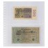 Lindner 850P Hoja transparente con 2 bolsillos (240 x 140 mm) pqte de 10