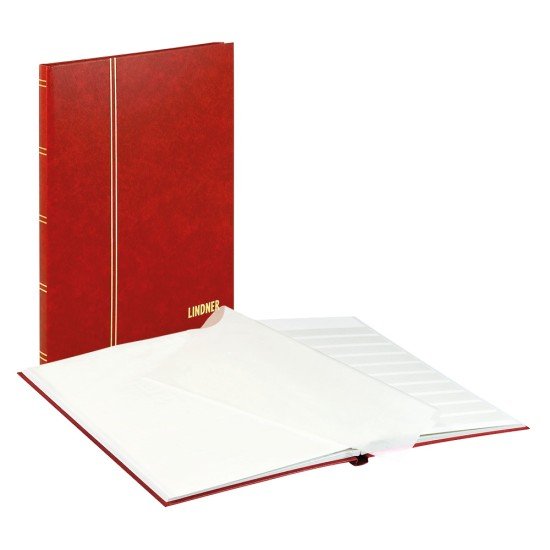 Lindner 1160-R Clasificador estándar 230 x 305 mm, 16 páginas, rojo