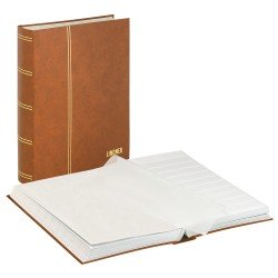 Lindner 1163-H Clasificador estándar 230 x 305 mm, 64 páginas, marrón Lindner 1163-H Clasificador estándar 230 x 305 mm, 64 páginas, marrón