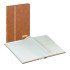 Lindner 1158-H Clasificador estándar 165 x 220 mm, 16 páginas blancas, marrón