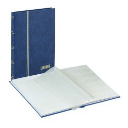 Lindner 1158-B Clasificador estándar 165 x 220 mm, 16 páginas blancas, azul