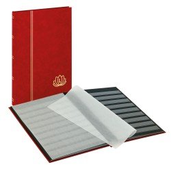 Lindner 5701-R Clasificadores Lotus 230 x 305 mm 16 páginas negras, rojo Lindner 5701-R Clasificadores Lotus 230 x 305 mm 16 páginas negras, rojo