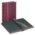 Lindner 1181-R Clasificadores NUBUK 230 x 305 mm 60 páginas negras, rojo