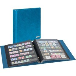 Lindner 1190-B Álbum de sellos 280 x 310 x 50 mm con mecanismo de tornillo, azul Lindner 1190-B Álbum de sellos 280 x 310 x 50 mm con mecanismo de tornillo, azul