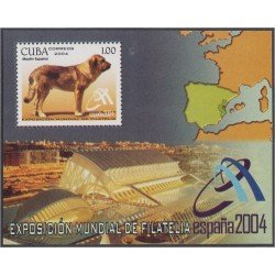 Cuba HB 189 2004 Exposición Filatélica en Valencia MNH Cuba HB 189 2004 Exposición Filatélica en Valencia MNH