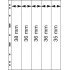 Lindner 065 Hojas UNIPLATE 276/38/36/35 mm 5 tiras en negro