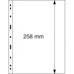 Lindner 071 Hojas UNIPLATE 258/197 mm 1 tiras en negro