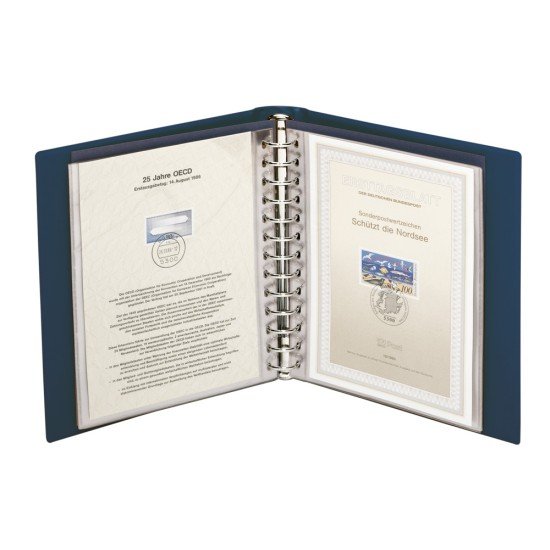 Lindner 1103E-B FDC album CLASSIC azul