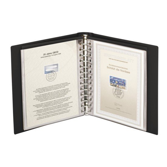 Lindner 1103E-S FDC album CLASSIC negro