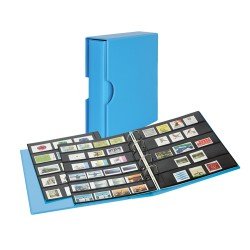 Lindner S3542B-5 Álbum Publica M Color con estuche a juego, Azul Lindner S3542B-5 Álbum Publica M Color con estuche a juego, Azul