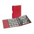 Lindner S3542B-1 Álbum Publica M Color con estuche a juego, Rojo 
