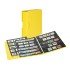 Lindner S3542B-9 Álbum Publica M Color con estuche a juego, Amarillo   