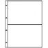 Lindner 4102 Hojas clasificadoras A4 negro con 2 bolsillos (220 x 147 mm)