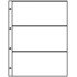 Lindner 4103 Hojas clasificadoras A4 negro con 3 bolsillos (220 x 97 mm)