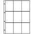 Lindner 8849 Hojas clasificadoras A4 con 9 bolsillos cristalinos (72 x 100)