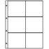 Lindner 8846 Hojas clasificadoras A4 con 6 bolsillos transparentes (110 x98 mm)