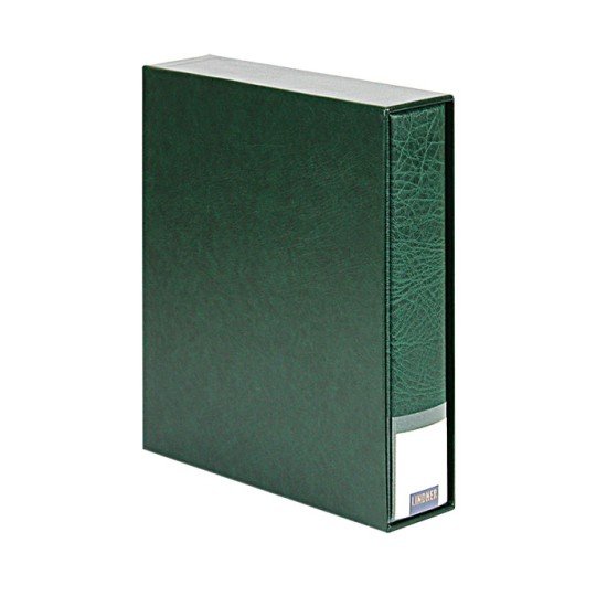 Lindner 3533-G PUBLICA LS Carpeta de anillas + estuche, verde